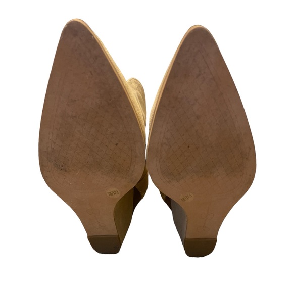 Jessica Simpson Gold Cowgirl Wedge Heel Boots Size 7 - Picture 5 of 7